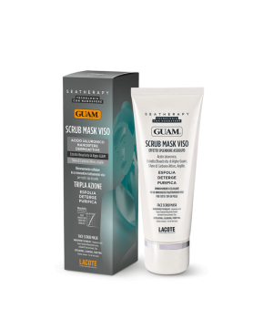 GUAM Seatherapy 3in1 Kohle-Scrub (75 ml) Reinigung – Peeling – Maske | Für alle Hauttypen geeignet (1220)